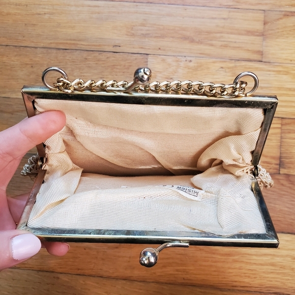 Vintage Mister Simon Ernest made in Italy floral bag purse - Picture 12 of 12